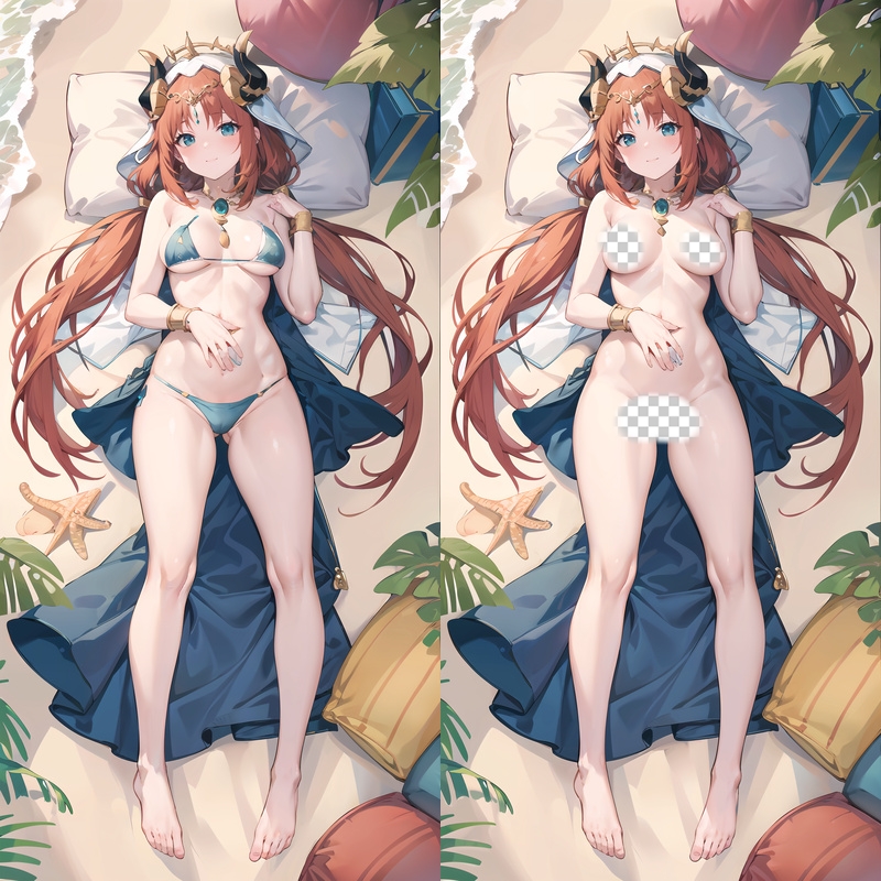 Genshin Impact Nilou Anime Dakimakura Body Pillow Cover