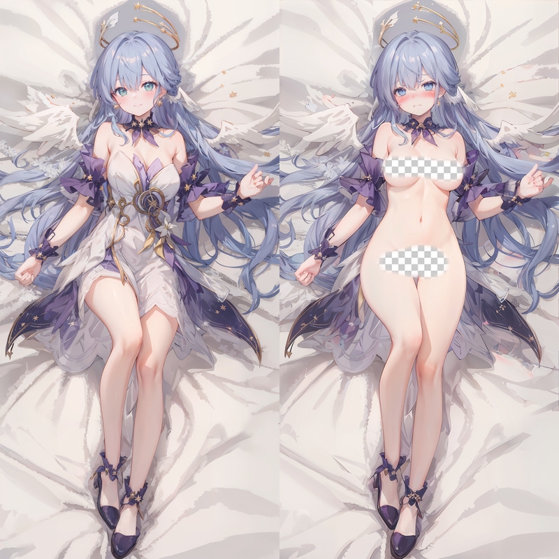 Genshin Impact Navia Anime Dakimakura Body Pillow Cover