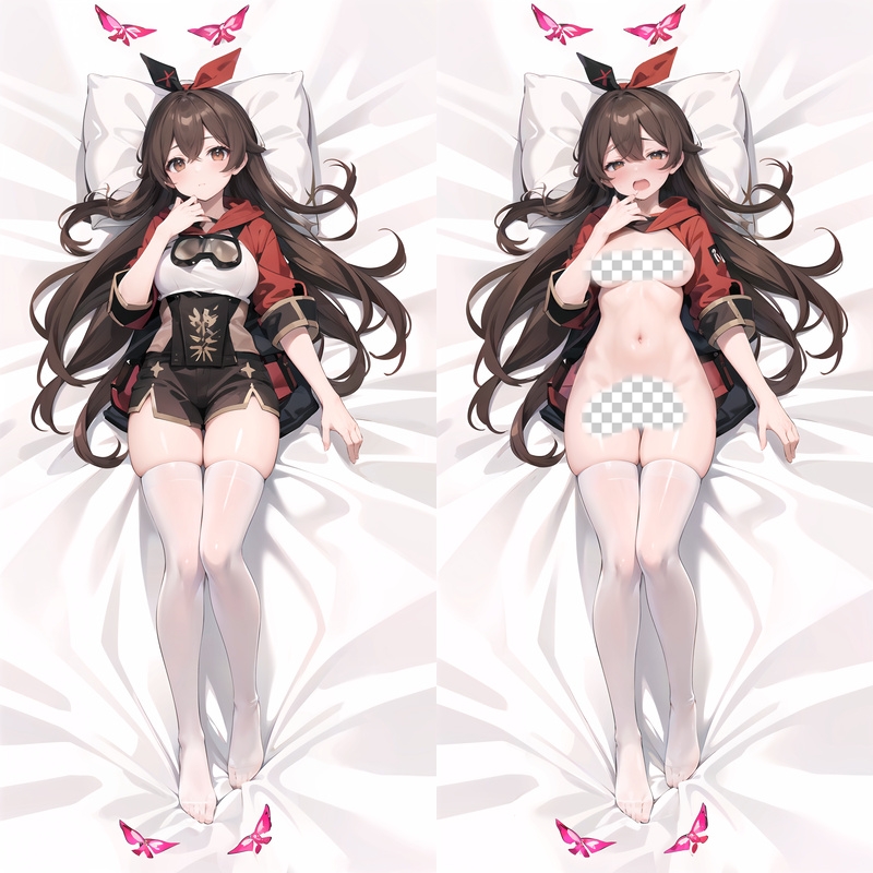 Genshin Impact Amber Anime Dakimakura Body Pillow Cover