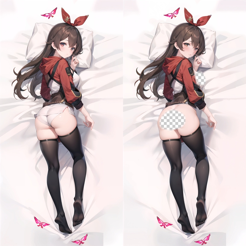 Genshin Impact Amber Anime Dakimakura Body Pillow Cover