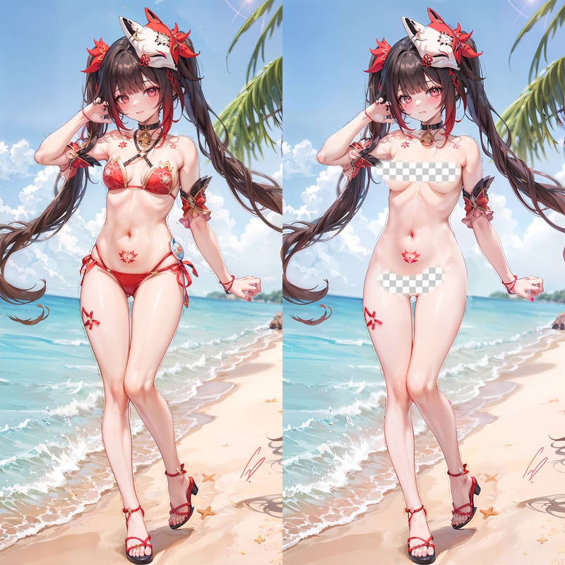 Genshin Impact Yoimiya Anime Dakimakura Body Pillow Cover