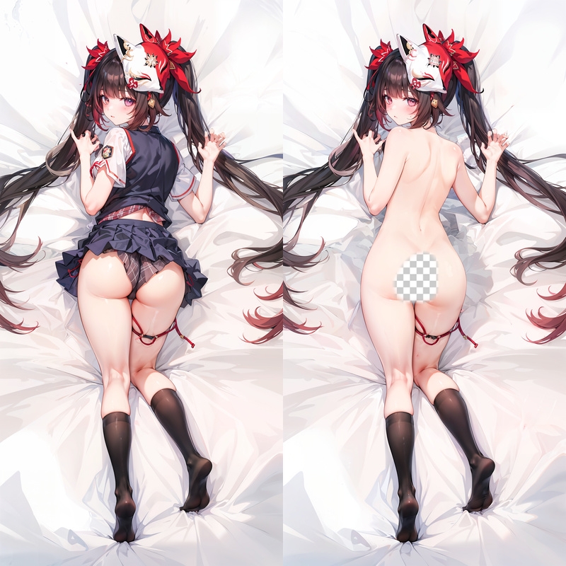 Genshin Impact Yoimiya Anime Dakimakura Body Pillow Cover