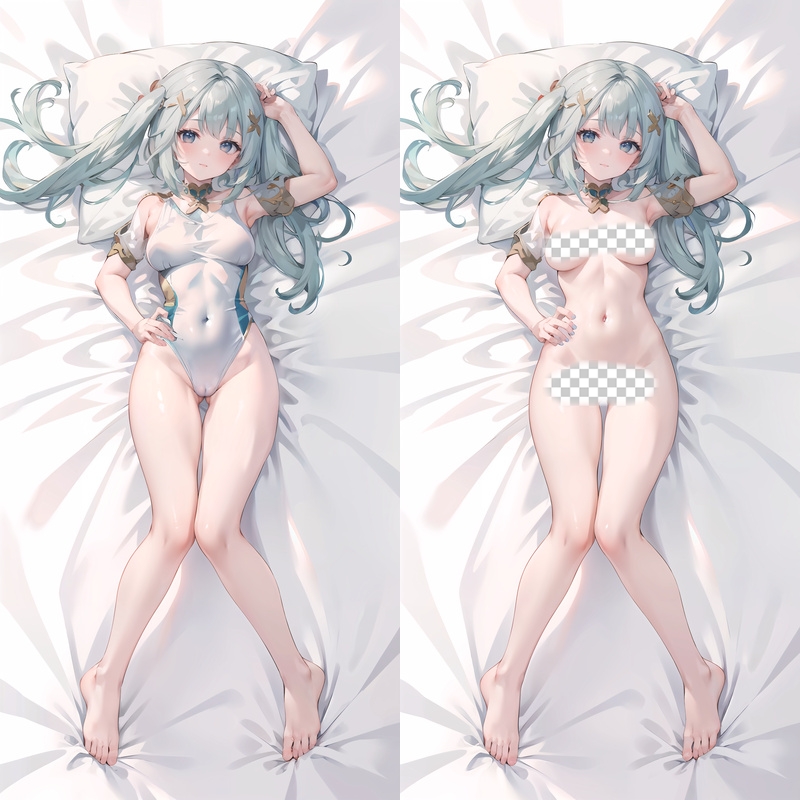 Genshin Impact Faruzan Anime Dakimakura Body Pillow Cover