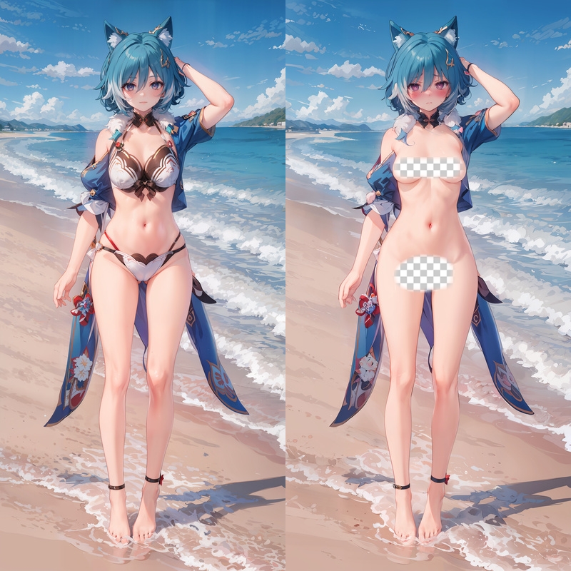 Genshin Impact Jean Anime Dakimakura Body Pillow Cover