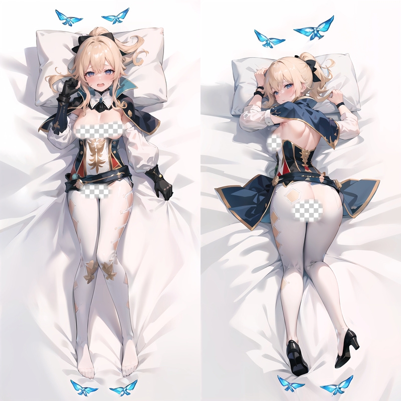Genshin Impact Jean Anime Dakimakura Body Pillow Cover