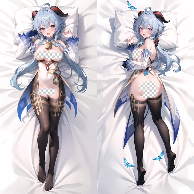 Genshin Impact Ganyu Anime Dakimakura Body Pillow Cover