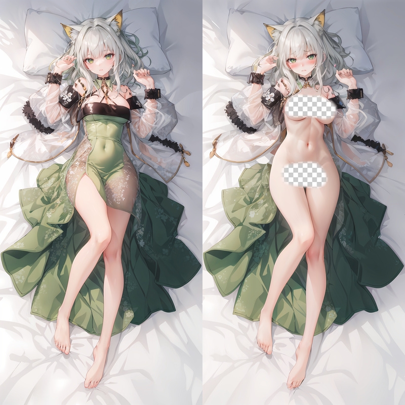 Genshin Impact Shenhe Anime Dakimakura Body Pillow Cover