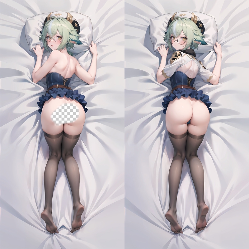 Genshin Impact Sucrose Anime Dakimakura Body Pillow Cover