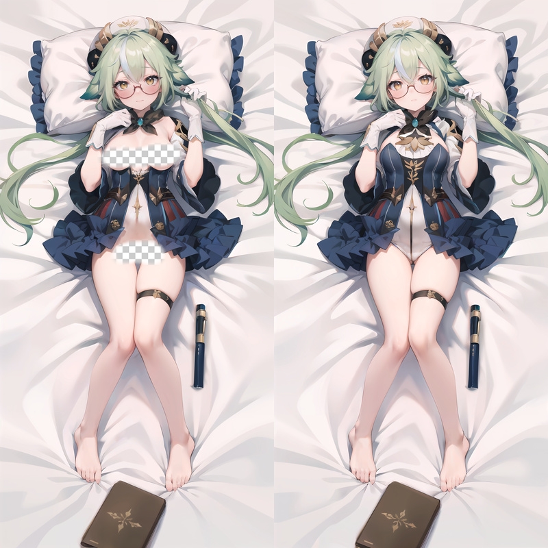 Genshin Impact Sucrose Anime Dakimakura Body Pillow Cover