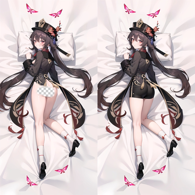 Genshin Impact Hu Tao Anime Dakimakura Body Pillow Cover