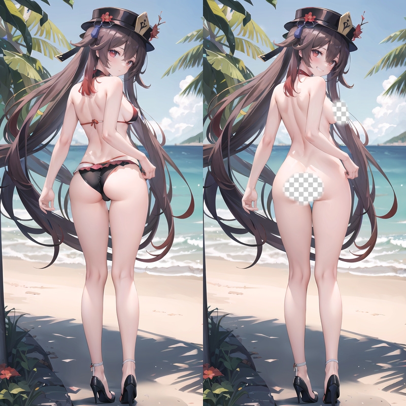 Genshin Impact Hu Tao Anime Dakimakura Body Pillow Cover