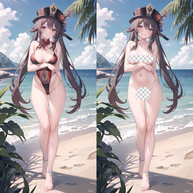 Genshin Impact Hu Tao Anime Dakimakura Body Pillow Cover