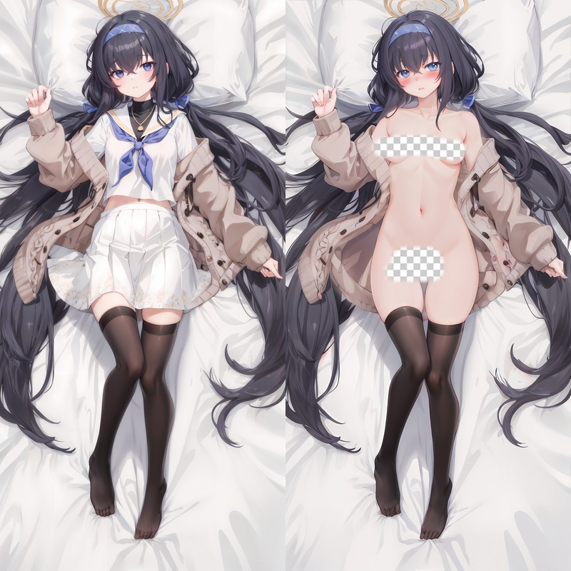 Genshin Impact Furina Anime Dakimakura Body Pillow Cover