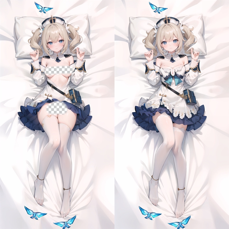 Genshin Impact Barbara Anime Dakimakura Body Pillow Cover