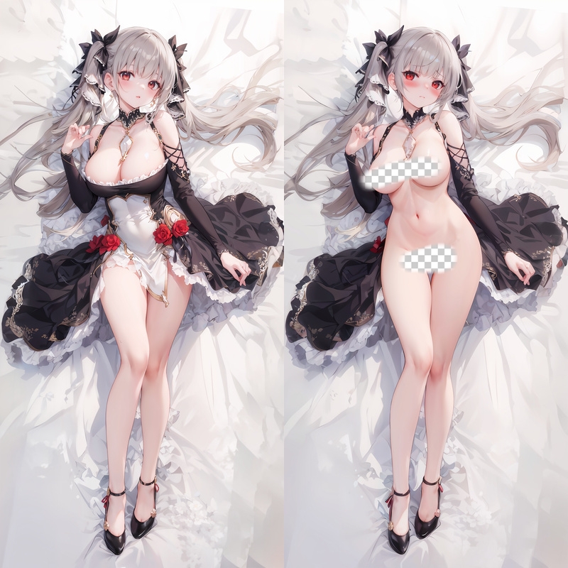 Genshin Impact Mona Anime Dakimakura Body Pillow Cover