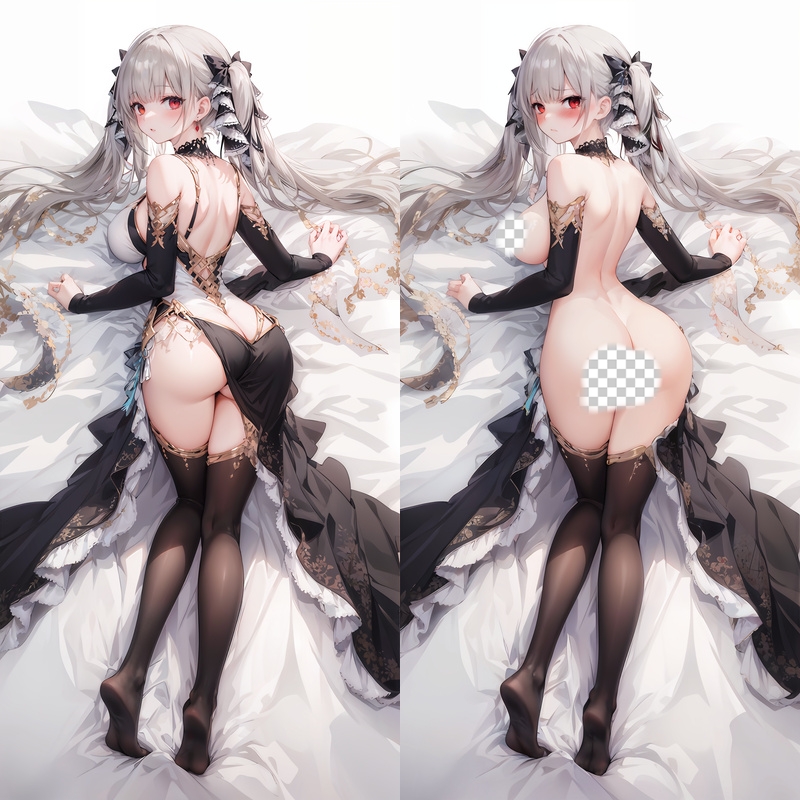 Genshin Impact Mona Anime Dakimakura Body Pillow Cover