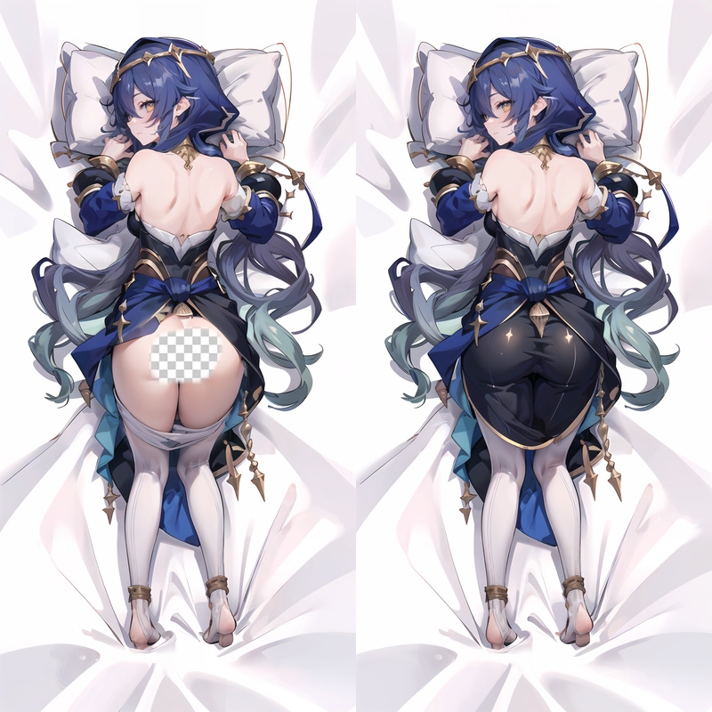 Genshin Impact Layla Anime Dakimakura Body Pillow Cover