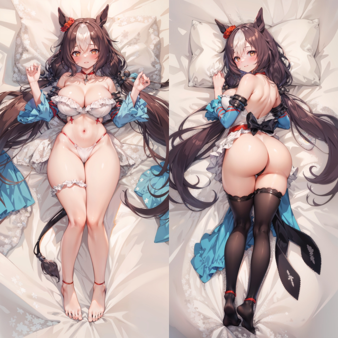 Umamusume: Pretty Derby Yamanin Zephyr Anime Dakimakura Body Pillow Cover
