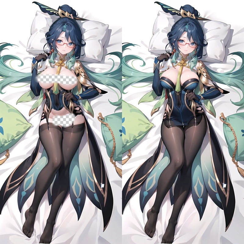 Genshin Impact Xianyun Anime Dakimakura Body Pillow Cover