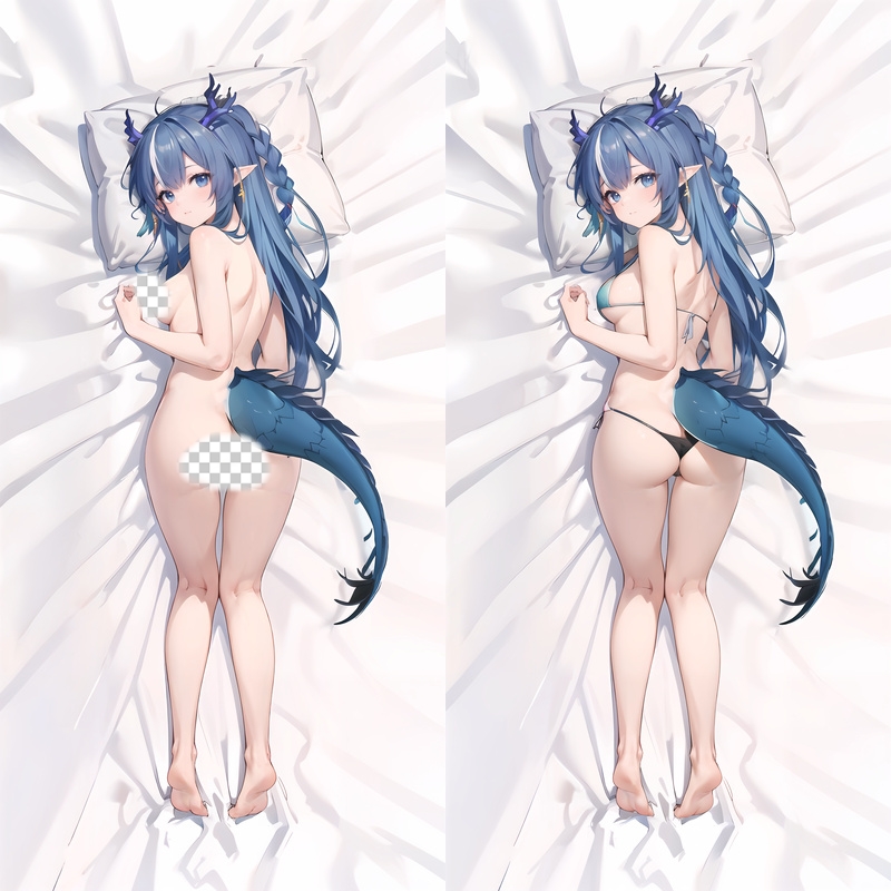 Arknights Ling Anime Dakimakura Body Pillow Cover