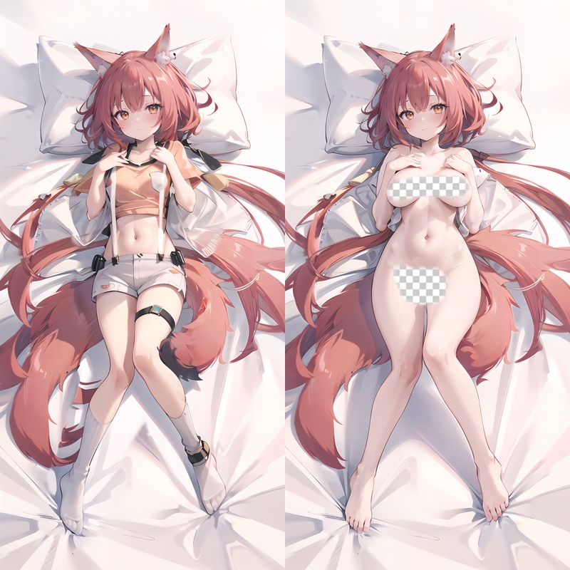 Arknights Flametail Anime Dakimakura Body Pillow Cover