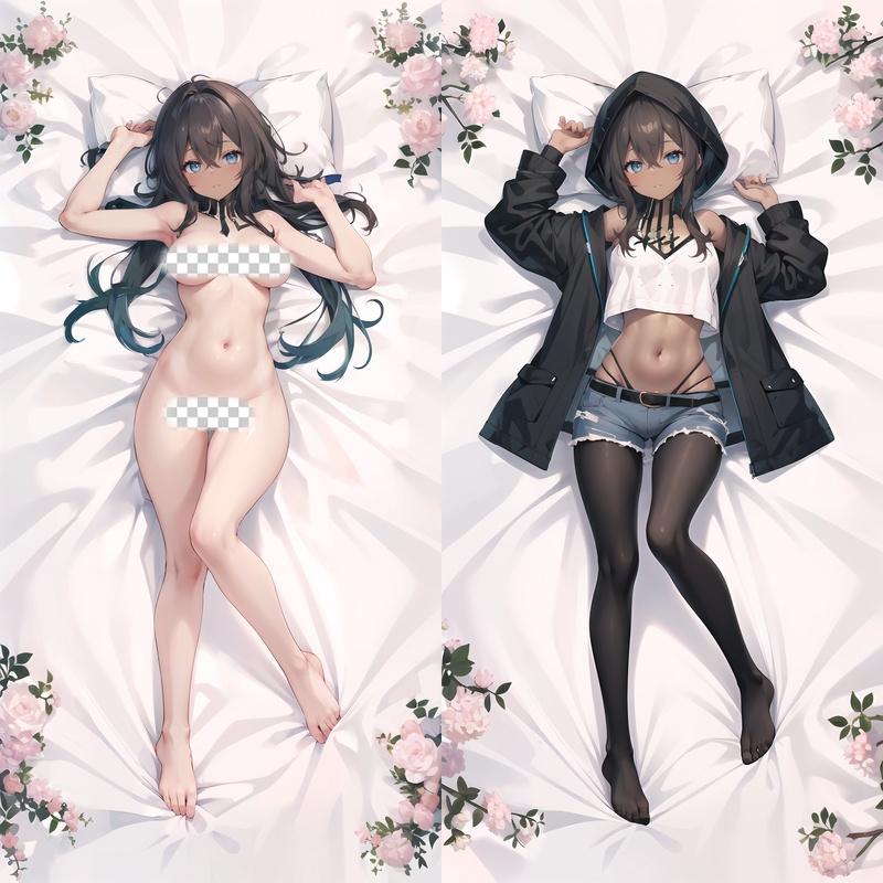 Arknights Flint Anime Dakimakura Body Pillow Cover