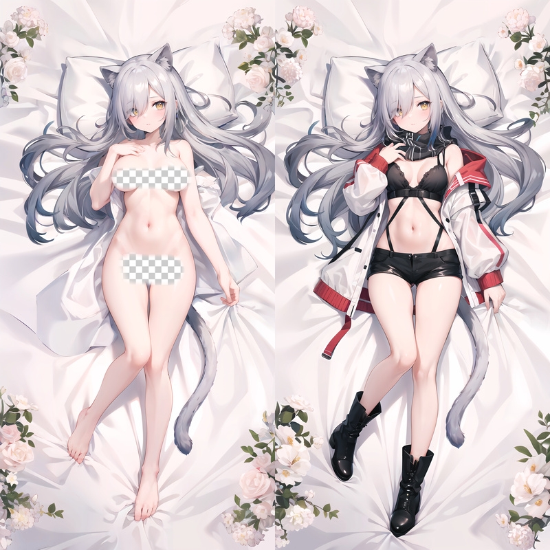 Arknights Noir Corne Anime Dakimakura Body Pillow Cover