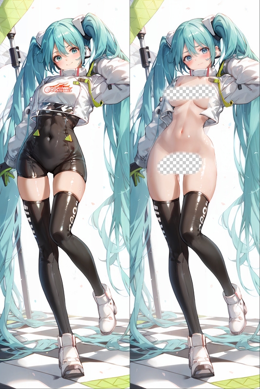 Hatsune Miku Racing Hatsune Miku Anime Dakimakura Body Pillow Cover