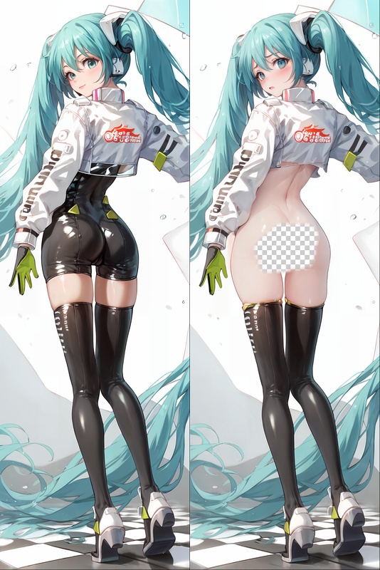 Hatsune Miku Racing Hatsune Miku Anime Dakimakura Body Pillow Cover