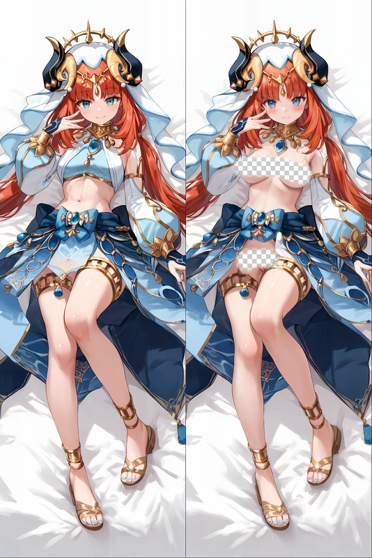 Genshin Impact Nilou Anime Dakimakura Body Pillow Cover
