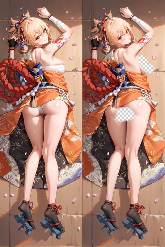 Genshin Impact Yoimiya Anime Dakimakura Body Pillow Cover