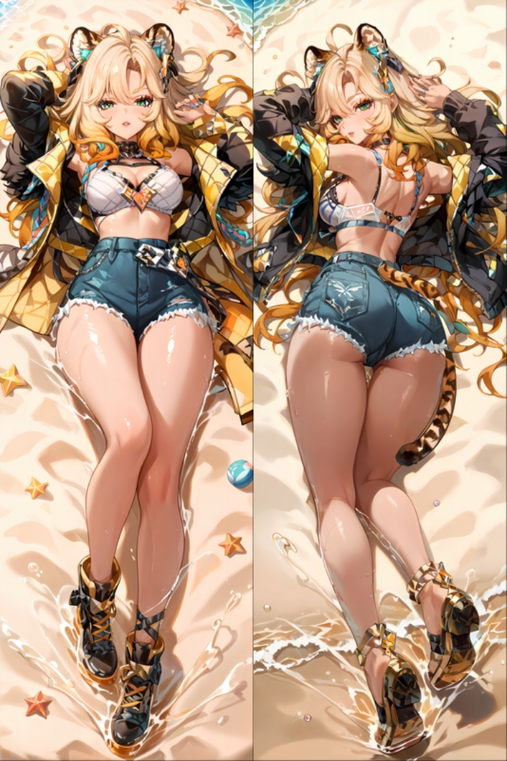 Genshin Impact Xilonen Anime Dakimakura Body Pillow Cover