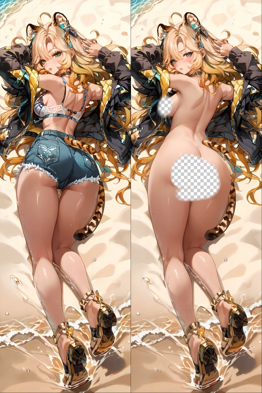 Genshin Impact Xilonen Anime Dakimakura Body Pillow Cover
