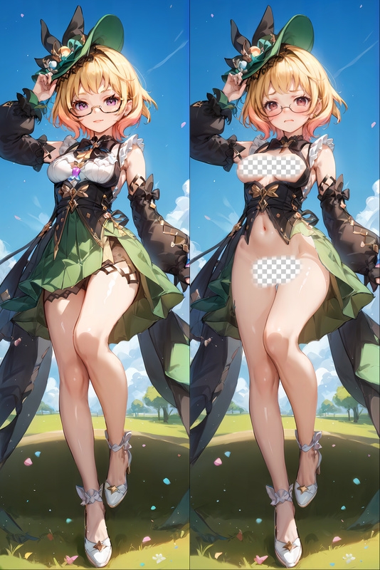 Genshin Impact Emilie Anime Dakimakura Body Pillow Cover