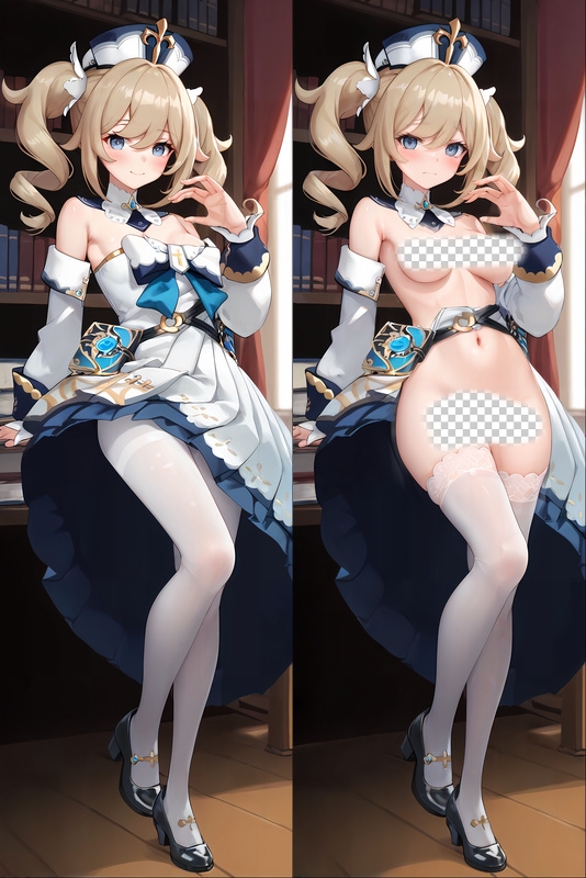Genshin Impact Barbara Anime Dakimakura Body Pillow Cover