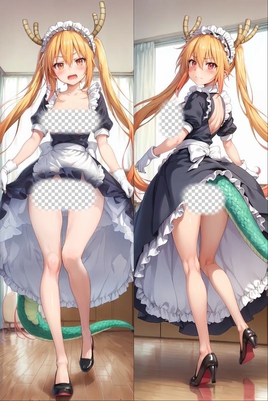 Miss Kobayashi's Dragon Maid Tohru Anime Dakimakura Body Pillow Cover