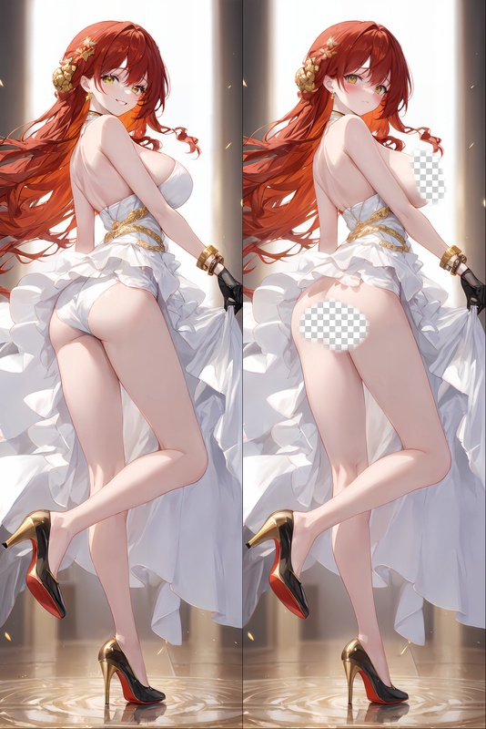 Honkai: Star Rail Himeko Anime Dakimakura Body Pillow Cover