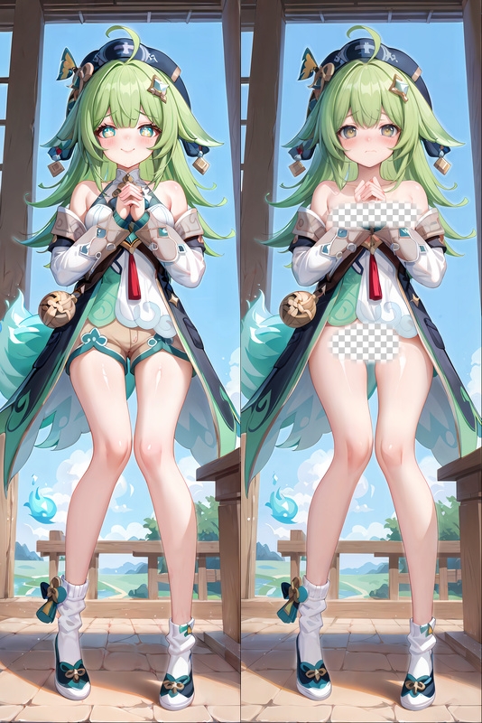 Honkai: Star Rail Huohuo Anime Dakimakura Body Pillow Cover