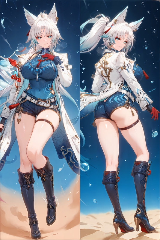 Honkai: Star Rail Feixiao Anime Dakimakura Body Pillow Cover