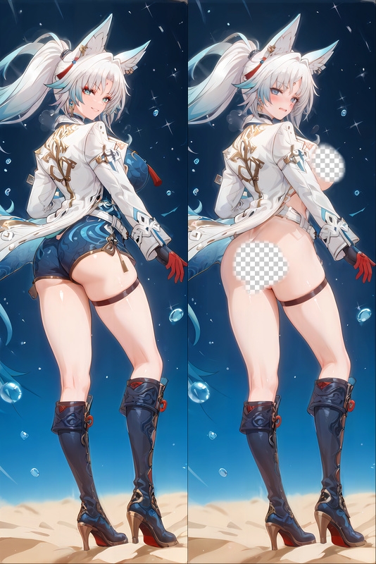 Honkai: Star Rail Feixiao Anime Dakimakura Body Pillow Cover