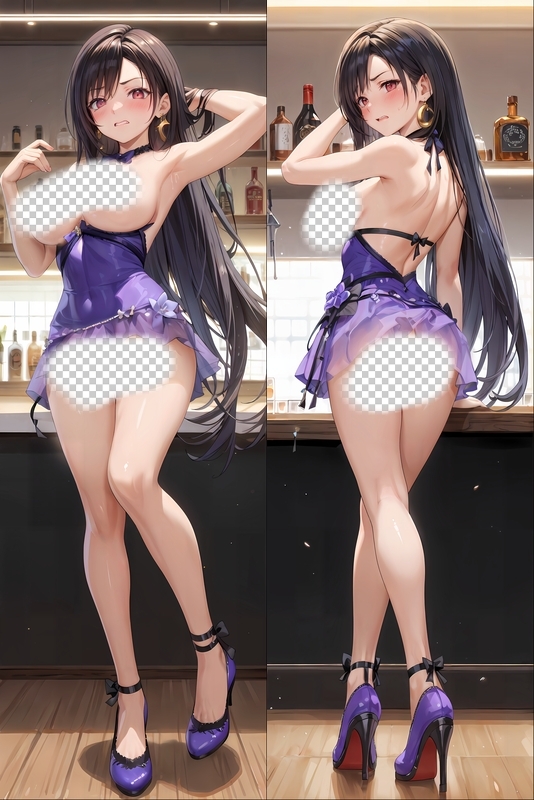 Final Fantasy Tifa Lockhart Anime Dakimakura Body Pillow Cover