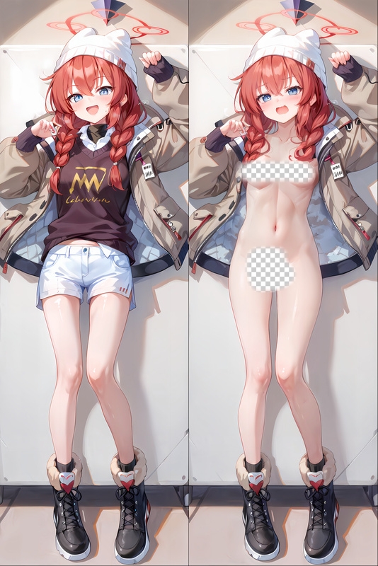 Blue Archive Oto Maki Anime Dakimakura Body Pillow Cover