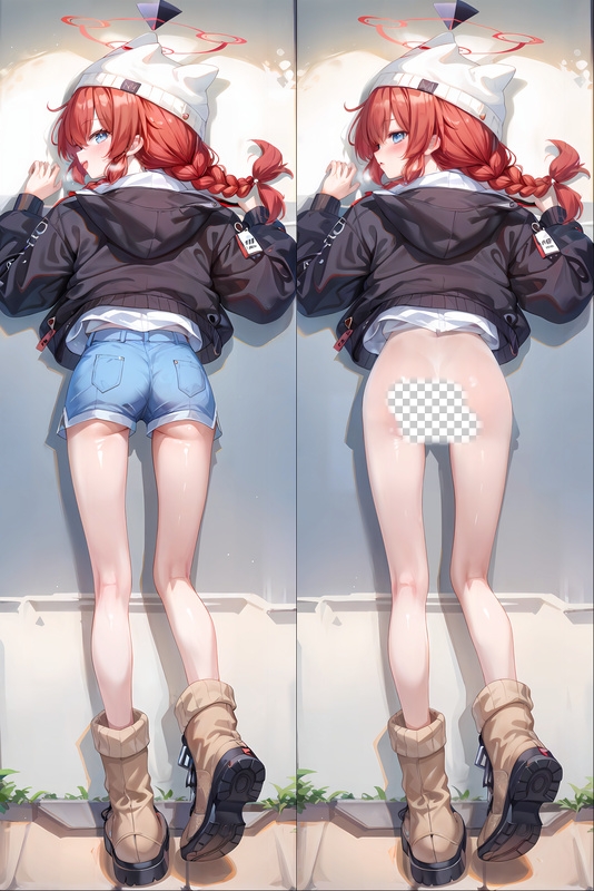 Blue Archive Oto Maki Anime Dakimakura Body Pillow Cover