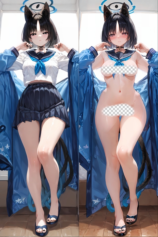 Blue Archive Kiryuu Kikyou Anime Dakimakura Body Pillow Cover