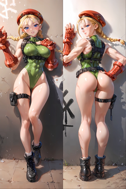 Street Fighter Cammy White Killer Bee Anime Dakimakura Body Pillow Cover