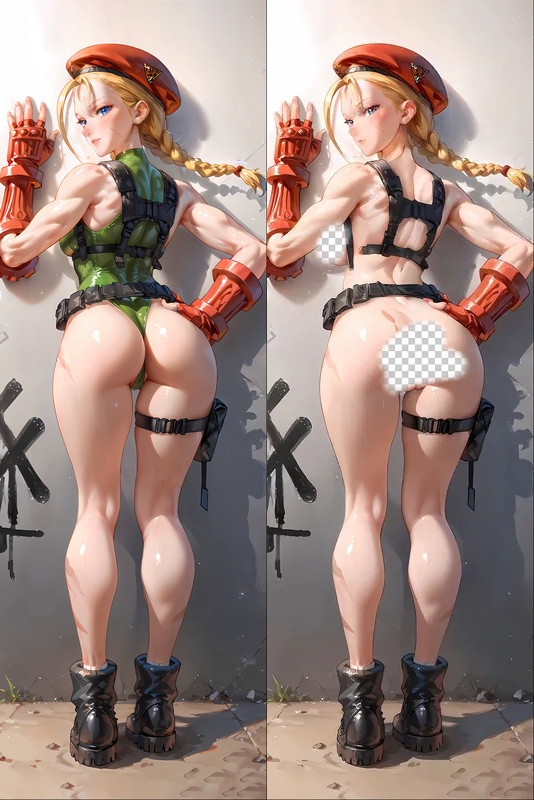Street Fighter Kami Anime Dakimakura Body Pillow Cover