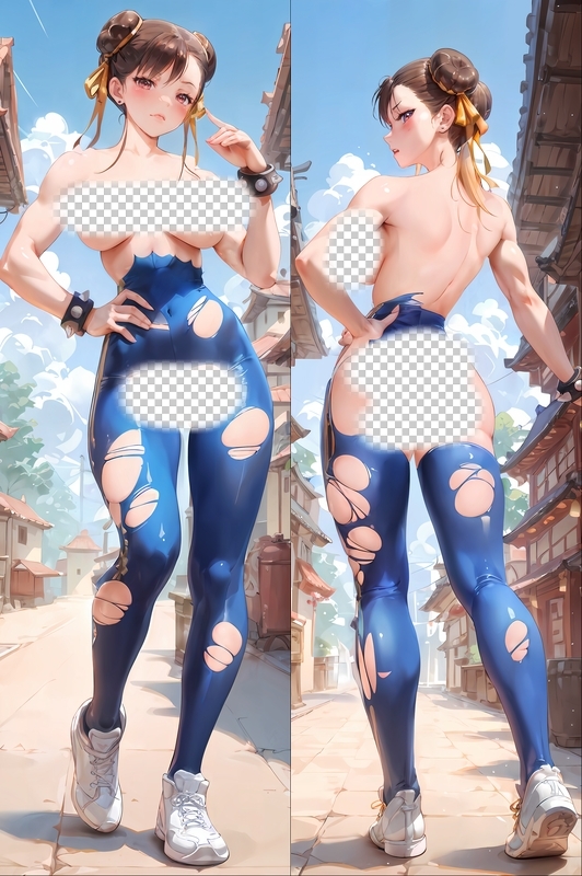 Street Fighter Chun-Li Anime Dakimakura Body Pillow Cover