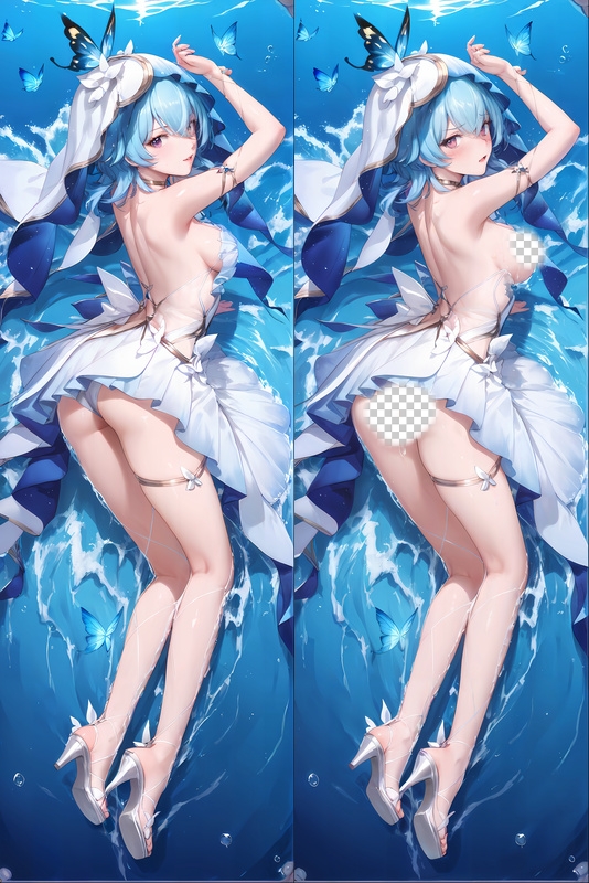 Wuthering Waves The Shorekeeper Anime Dakimakura Body Pillow Cover