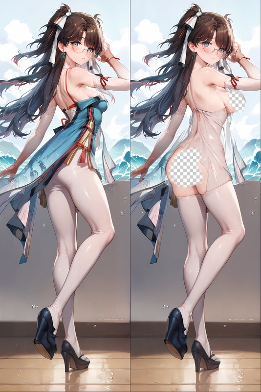 Wuthering Waves Zhezhi Anime Dakimakura Body Pillow Cover