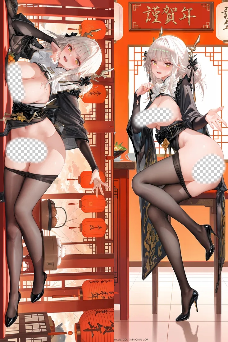 Goddess of Victory: Nikke Blanc Anime Dakimakura Body Pillow Cover